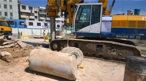 鄭州旋挖鉆租賃地鐵工程施工案例 鄭州旋挖鉆租賃地鐵工程施工案例
